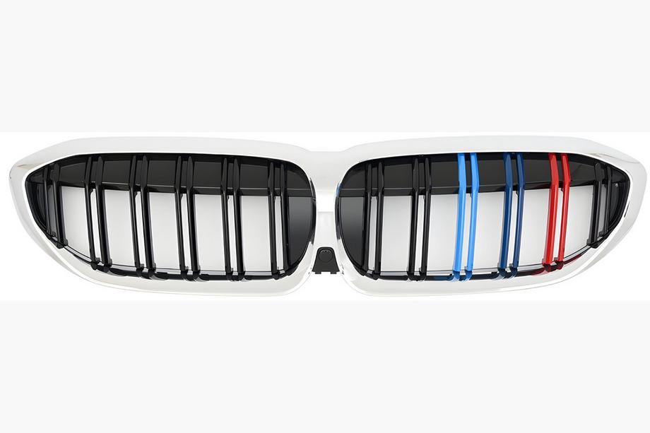 BMW 3-serien G20/G21 2018– Njurgaller M-Look V2 (2018-2022, M-Color med kromlist) Foto 2
