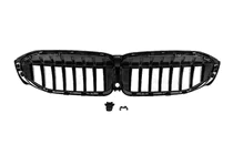 BMW 3-serien G20/G21 2018– Njurgrillar 1 Bar (2018-2022, blank svart) foto 5