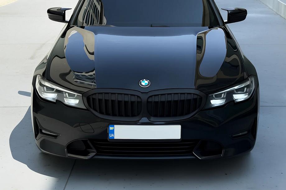 BMW 3-serien G20/G21 2018– Njurgaller 1 Bar (2018-2022, matt svart) Image