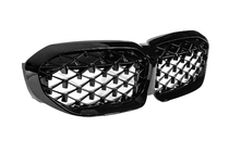 BMW 3-serien G20/G21 2018– Njurgaller Diamond Black (2018-2022, svart kant) Utan kamerauttag foto 9