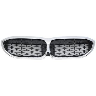 Njurgrill Diamond Black (2018-2022, kromlist) BMW 3-serien G20/G21 2018– foto 2