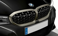 BMW 3-serien G20/G21 2018– Njurgaller Diamond Silver (2018-2022, matt kromkant) foto 1