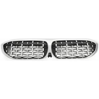 Njurgaller Diamond Silver (2018-2022, matt kromkant) BMW 3-serien G20/G21 2018– foto 2