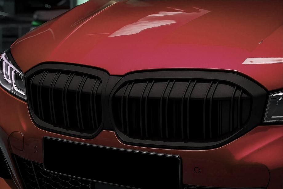 BMW 3-serien G20/G21 2018– M-Look njurgaller (2022+, mattsvart) Image