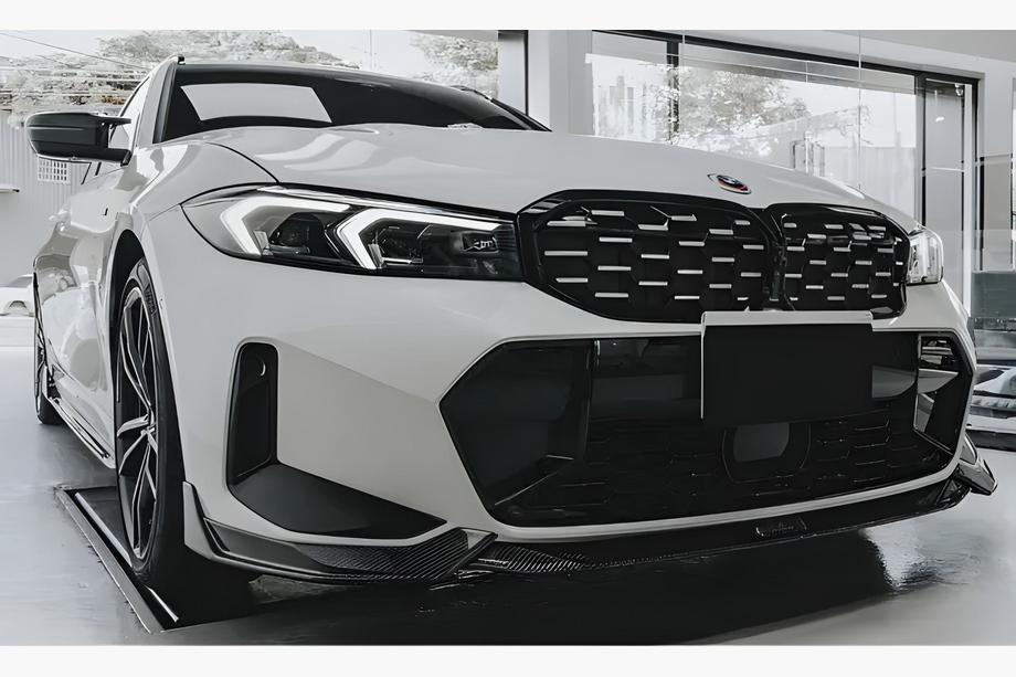 BMW 3-serien G20/G21 2018– Njurgaller Diamond Silver (2022+, svart kant) Image