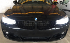 BMW 3-serie F34 2013–2020 M-Look njurgaller (blank svart) foto 3