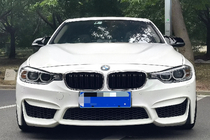 BMW 4-serie F32/F33/F36 2012–2020 M-Look njurgaller (svart högglans med kromkant) foto 1