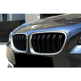 M-Look njurgaller (svart högglans med kromkant) BMW 5-serien F10/F11 2010–2016 foto 1