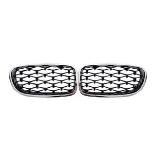 Njurgaller Diamond Black (kromad kant) BMW 5-serien F10/F11 2010–2016 foto 2