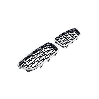 Njurgaller Diamond Silver (kromkant) BMW 5-serien F10/F11 2010–2016 foto 3