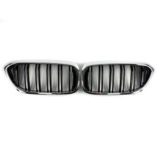 Njurgaller M-Look (2017-2020, svart högglans med kromlist) BMW 5-serien G30/G31 2017–2023 foto 2