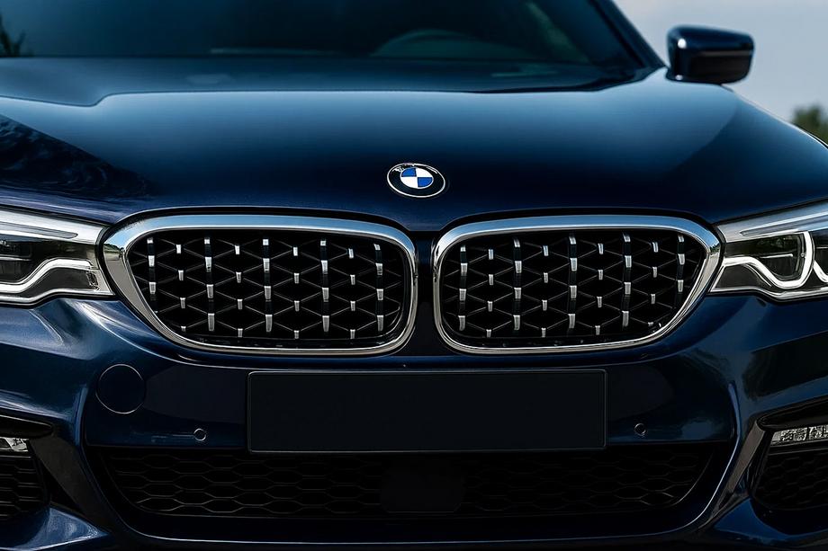 BMW 5-serien G30/G31 2017–2023 Njurgrill Diamond Silver V1 (2017-2020, kromad kant) Image