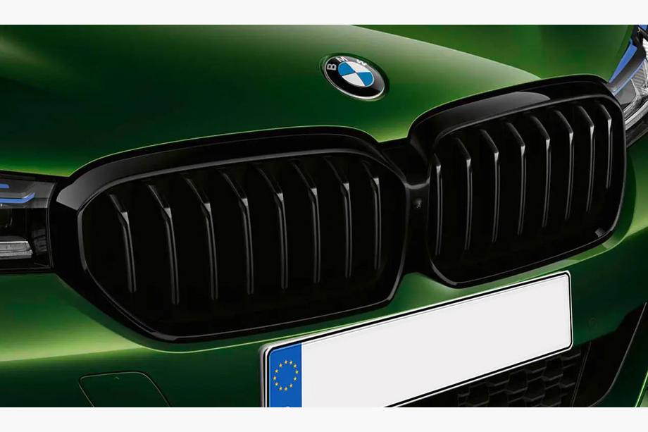 BMW 5-serien G30/G31 2017–2023 Njurgrillar 1 Bar (2021+, blanksvart) Image