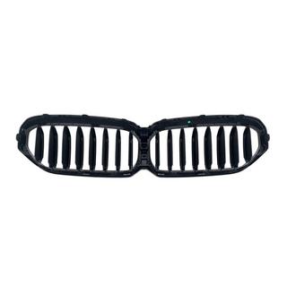 Frontgrill 1 Bar (2021+, matt svart) BMW 5-serien G30/G31 2017–2023 foto 3