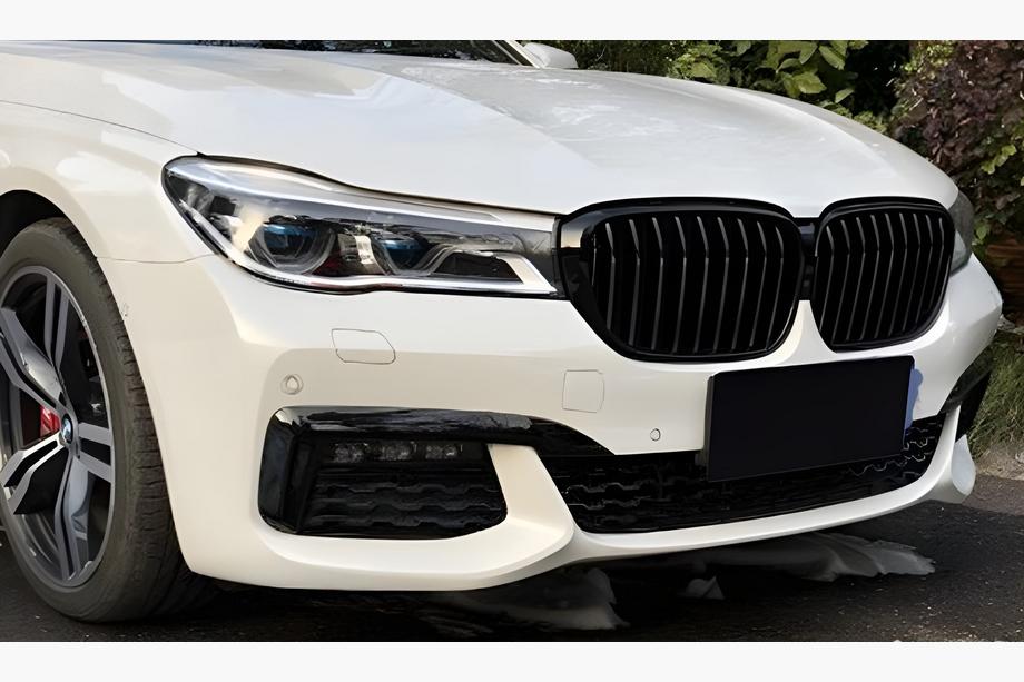 BMW 7-serien G11/G12 2015–2022 Njurgrill 1 Bar (2016-2019, blank svart) Foto 1