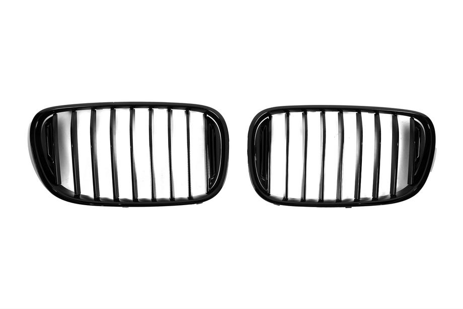 BMW 7-serien G11/G12 2015–2022 Njurgrill 1 Bar (2016-2019, blank svart) Foto 3