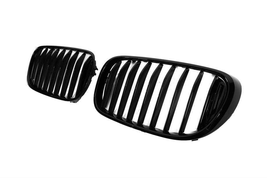 BMW 7-serien G11/G12 2015–2022 Njurgrill 1 Bar (2016-2019, blank svart) Foto 4