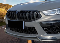 BMW 8-serie G14/G15/G16 2018– M-Look njurgrill (2018-2022, blanksvart) foto 1