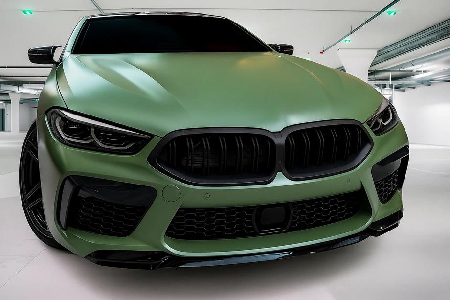 BMW 8-serie G14/G15/G16 2018– M-Look njurgrill (2018-2022, matt svart) Image