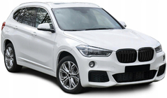 BMW X1 F48 2015–2022 M-Look njurgrill (2015-2019, blank svart) foto 3