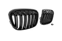 BMW X1 F48 2015–2022 M-Look njurgrill (2015-2019, blank svart) foto 5