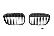 BMW X1 F48 2015–2022 M-Look njurgrill (2015-2019, blank svart) foto 6