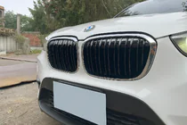 BMW X1 F48 2015–2022 M-Look njurgaller (2015-2019, blanksvart med kromkant) foto 1
