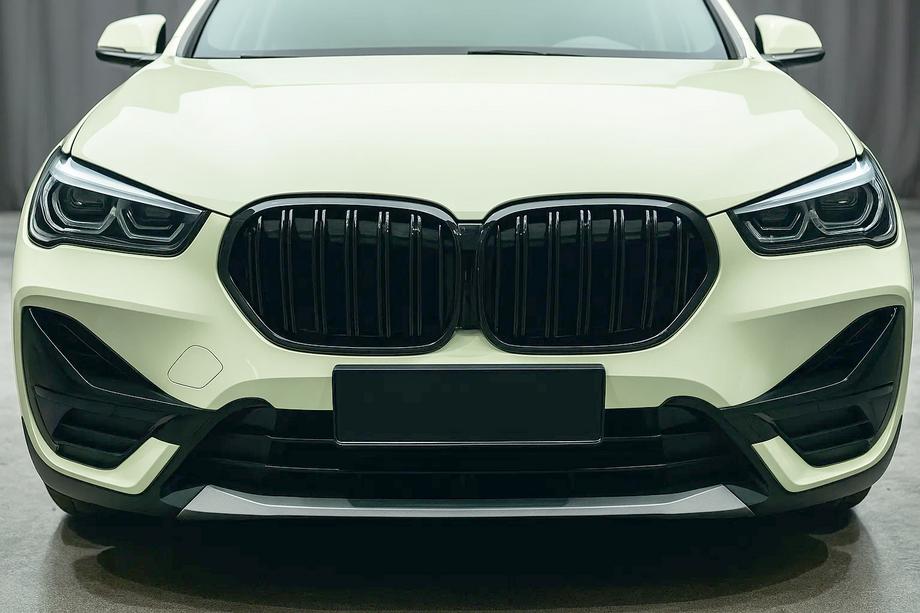 BMW X1 F48 2015–2022 Njurgaller M-Look (2020-2022, blank svart) Image
