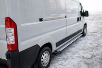 Citroen Jumper 2007–2025 Sidosteg Allmond Grey (2 st, aluminium) foto 1