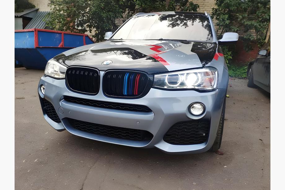 BMW X3 F25 2011–2018 M-Look njurgrill (2014-2018, M-Color) Image