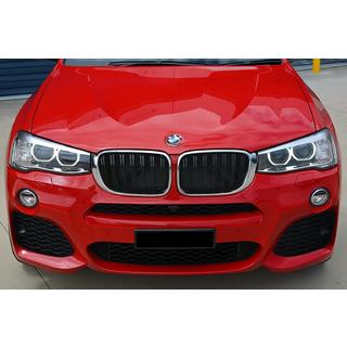 M-Look njurgaller (svart högglans med kromkant) BMW X4 F26 2014–2018 foto 1