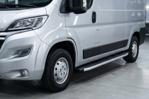 Citroen Jumper 2007–2025 Sidosteg Fullmond (2 st, aluminium) foto 1
