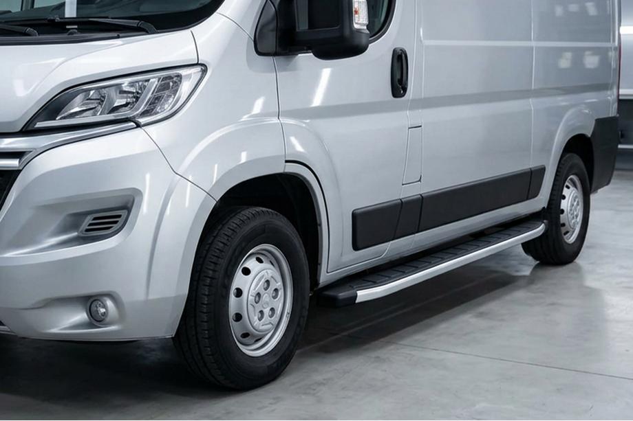 Citroen Jumper 2007–2025 Sidosteg Fullmond (2 st, aluminium) Image