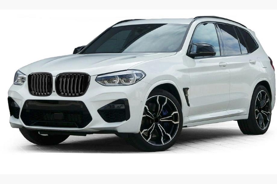 BMW X3 G01 2018– Njurgrillar 1 Bar (2018-2021, svart blank) Image