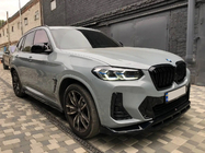 BMW X3 G01 2018– M-Look njurgrillar (2021+, blank svart) foto 1