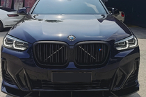 BMW X3 G01 2018– Njurgrillar M-Look (2021+, matt svart) foto 3