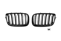 BMW X5 E70 2007–2013 M-Look njurgrillar (matt svart) foto 6
