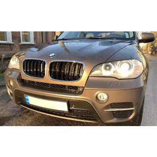 M-Look njurgaller (svart högglans med kromkant) BMW X5 E70 2007–2013 foto 1