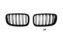 BMW X6 E71 2008–2014 M-Look njurgrillar (matt svart) foto 3