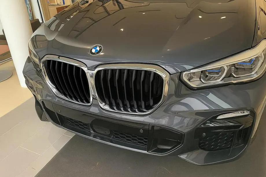 BMW X5 G05 2019–2026 Njurgaller 1 Bar (2019-2022, svart högglans med kromlist) Image
