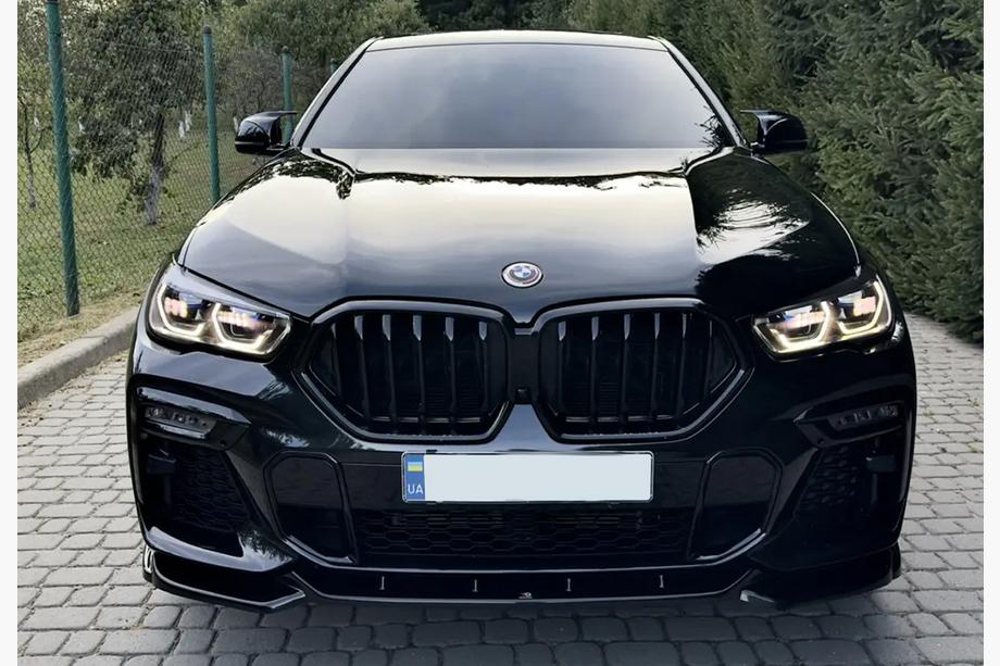 BMW X6 G06 2019–2027 Njurgaller 1 Bar (2019-2022, blanksvart) Foto 1
