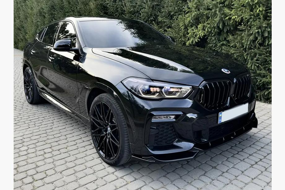 BMW X6 G06 2019–2027 Njurgaller 1 Bar (2019-2022, blanksvart) Foto 2