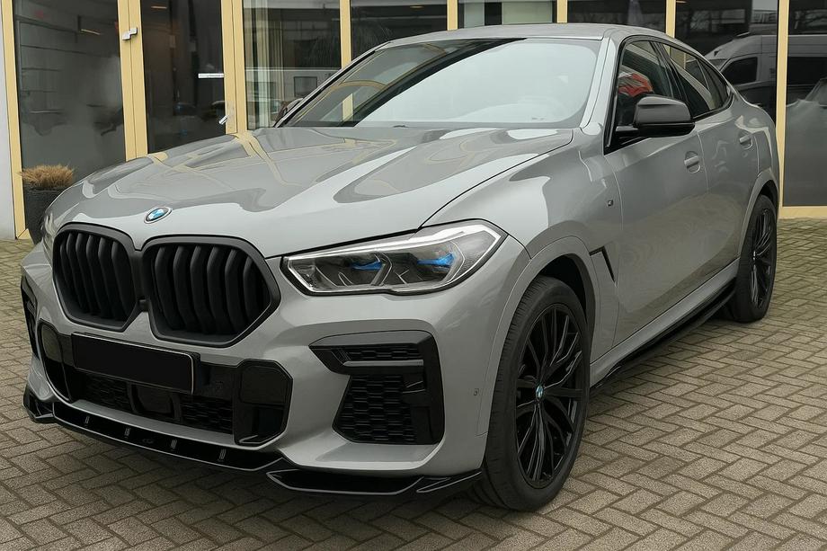 BMW X6 G06 2019–2027 Njurgaller 1 Bar (2019-2022, matt svart) Image