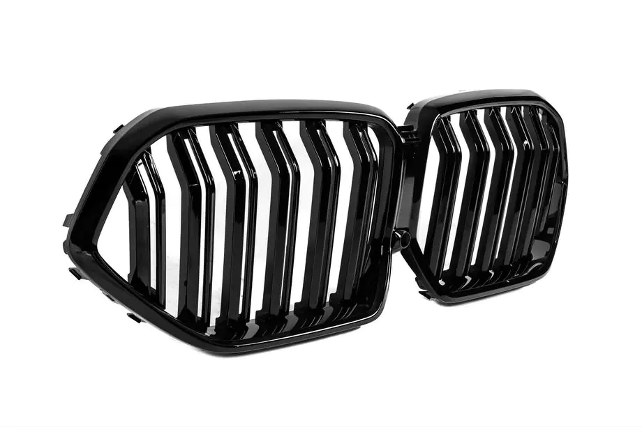 BMW X6 G06 2019–2027 M-look njurgrill (2019-2022, blanksvart) Foto 5