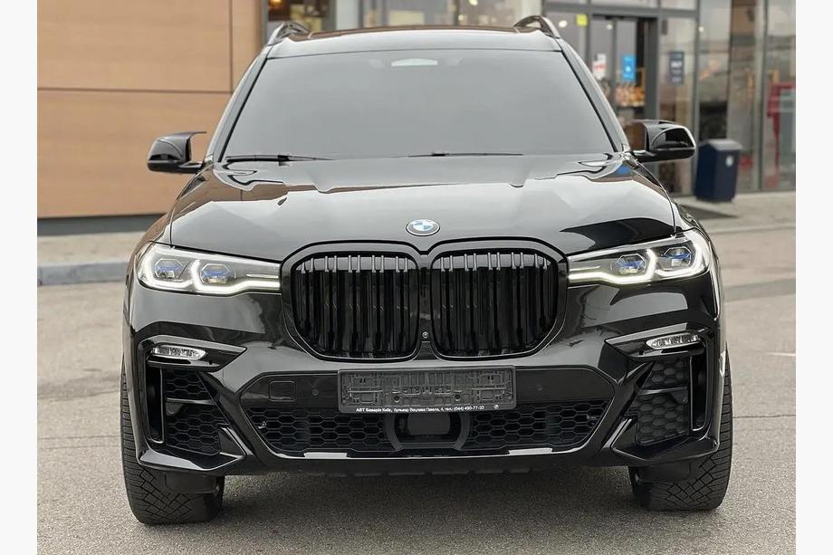BMW X7 G07 2019– M-look njurgrill (2019-2022, blanksvart) Image
