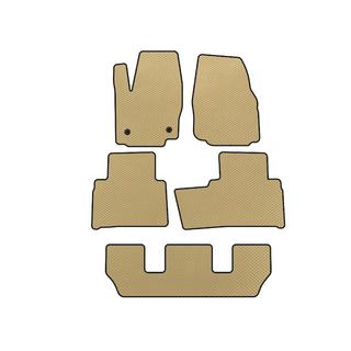 EVA-mattor (3 rader, beige)