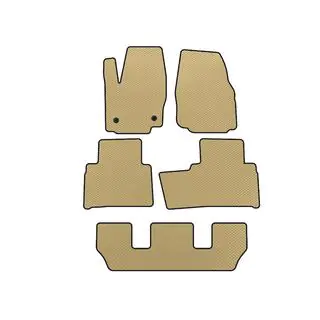 EVA-mattor (3 rader, beige)
