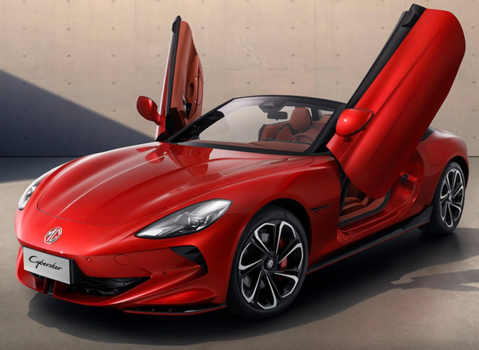 Test av elbilen MG Cyberster