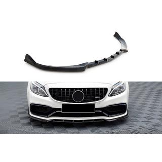 DPT främre läppspoiler (2017-2020, blanksvart) Mercedes C-сlass W205 2014–2021 foto 1
