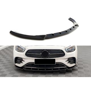 DPT främre läppspoiler (för AMG-Line, 2020-2023, blanksvart) Mercedes E-klass W213 2016–2023 foto 1